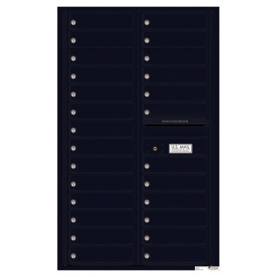 4C14D-26 - 26 Tenant Doors and Outgoing Mail Compartment - 4C Wall Mount 14-High Mailboxes
