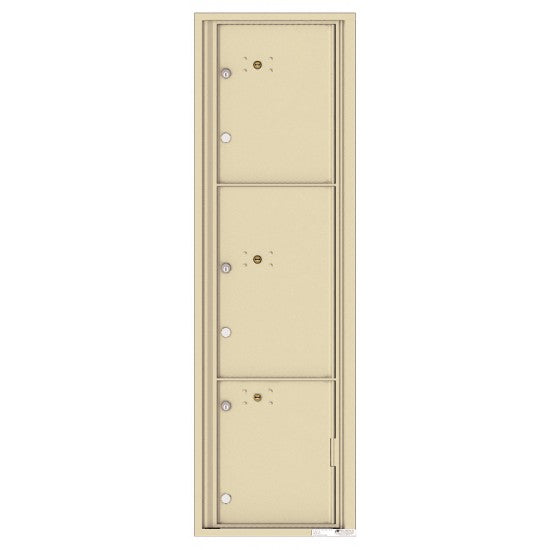 4C16S-3P - 3 Parcel Doors Unit - 4C Wall Mount Max Height
