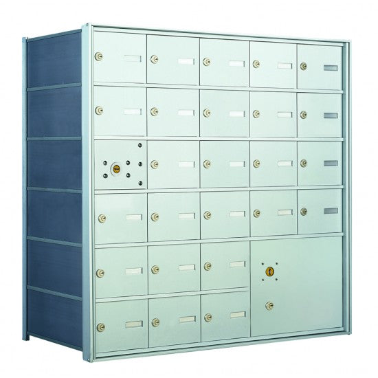 140065PLA - 25 Tenant Doors with 1 Master Door and 1 Parcel Locker - 1400 Series USPS 4B+ Approved Horizontal Replacement Mailbox