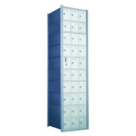 1600103-SP - Custom 30 Door Horizontal Mailbox Unit - Front Loading - (29 Useable; 10 High)