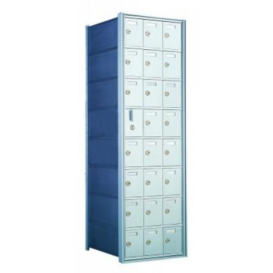 160083A - Standard 24 Door Horizontal Mailbox Unit - Front Loading - (23 Useable; 8 High)