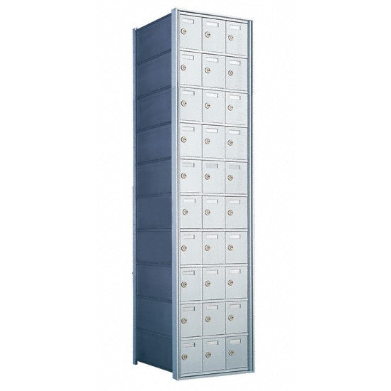 1700103A - Standard 30 Door 10 High Horizontal Mailbox Unit - Rear Loading