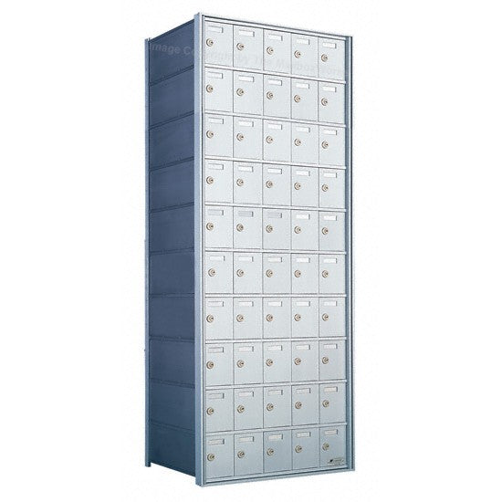 1700105A - Standard 50 Door 10 High Horizontal Mailbox Unit - Rear Loading