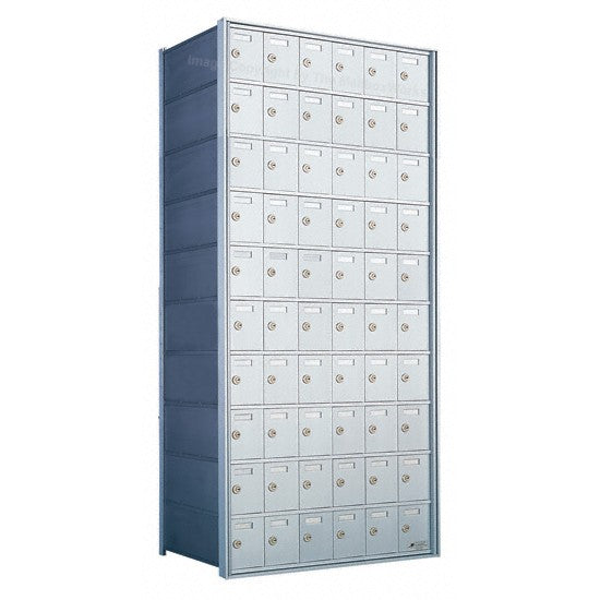 1700106A - Standard 60 Door 10 High Horizontal Mailbox Unit - Rear Loading