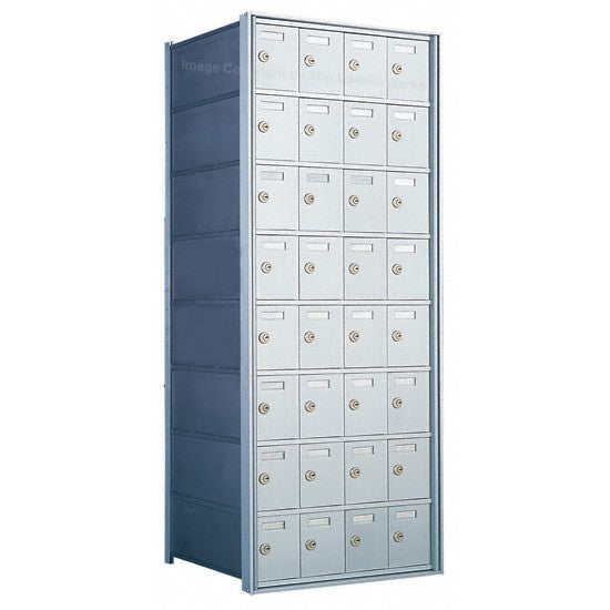 170084A - Standard 32 Door 8 High Horizontal Mailbox Unit - Rear Loading
