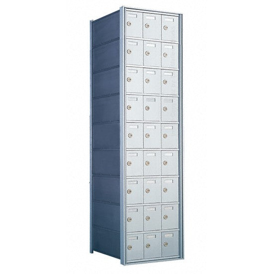 170093A - Standard 27 Door 9 High Horizontal Mailbox Unit - Rear Loading