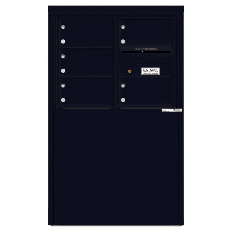 4C06D-05X-D - 5 Tenant Doors and Outgoing Mail Compartment - 4C Depot Mailbox Module