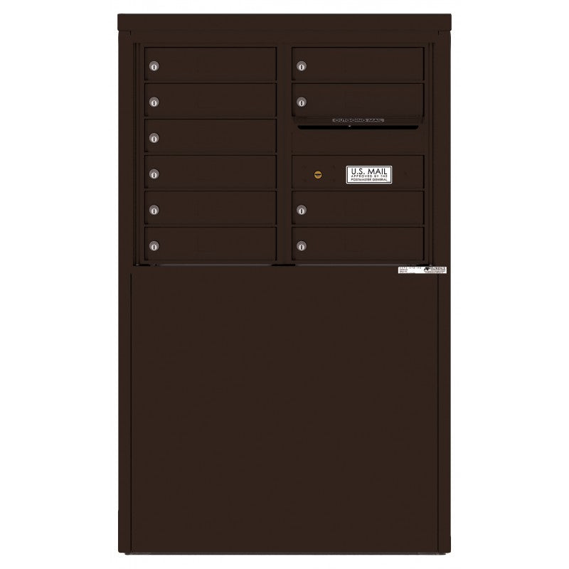 4C06D-10-D - 10 Tenant Doors and Outgoing Mail Compartment - 4C Depot Mailbox Module