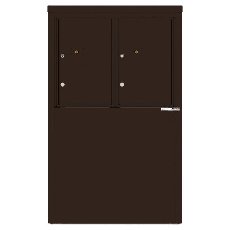 4C06D-2P-D - 2 Parcel Lockers - 4C Depot Mailbox Module