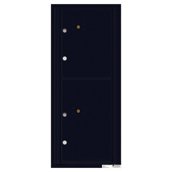 4C11S-2P - 2 Parcel Doors Unit - 4C Wall Mount 11-High