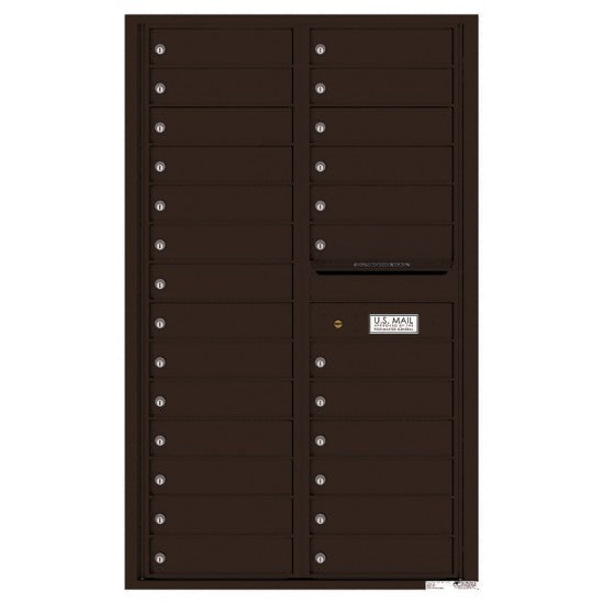 4C14D-26 - 26 Tenant Doors and Outgoing Mail Compartment - 4C Wall Mount 14-High Mailboxes