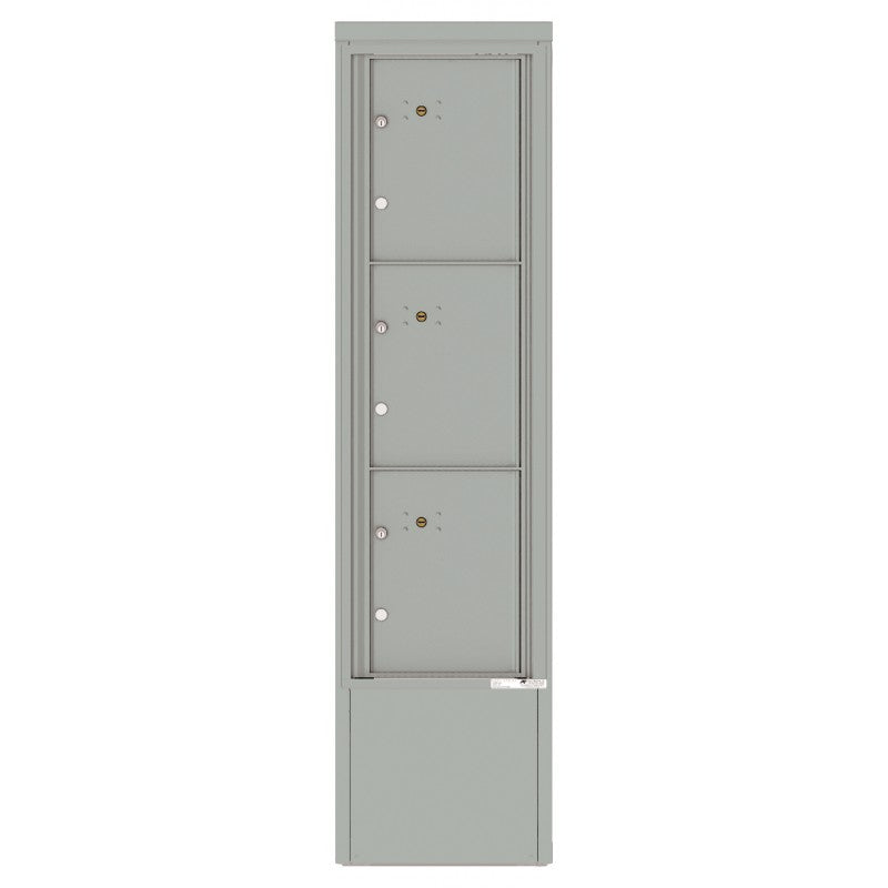 4C15S-3P-D - 3 Parcel Lockers - 4C Depot Mailbox Module