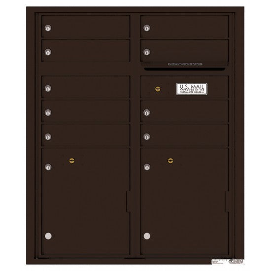 新品SECOND LAB ボックス4個セットNYC MAIL BOX 4CADD-09 - 9 Tenant Doors with 2 Parcel Lockers and Outgoing Mail