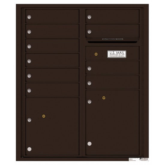 Versatile 3-Parcel Locker Wall-Mount 4C Mailbox Versatile 3-Parcel Locker Wall-Mount 4C Mailbox